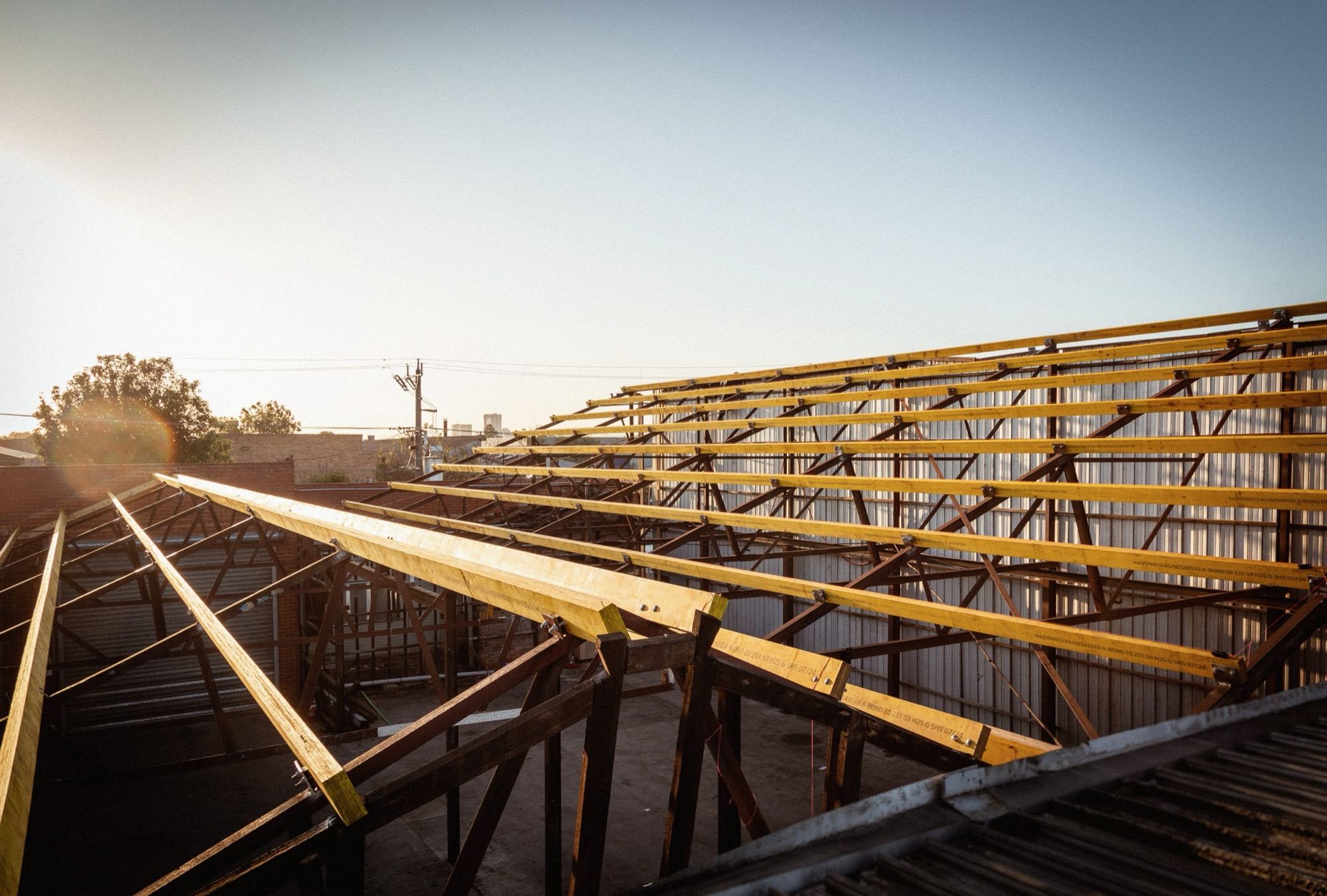 Timber purlins